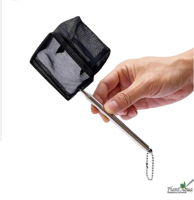 SwetAqua 3D Fish Net M Black - Сачок 3D телескопический квадратный 85 мм, черный