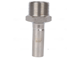 Вставка ROMMER переходная НПр-НР, 15х3/4, из нержавеющей стали прессовой