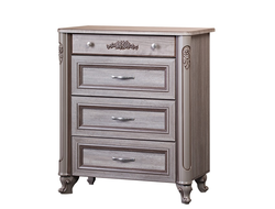 Спальня Скарлетт - №385 Комод высокий Дуб состаренный