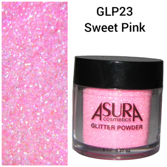 Глиттеры рассыпчатые AsurA cosmetics 23 Sweet pink