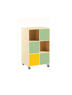 СТЕЛЛАЖ 8 ДВУХСЕКЦИОННЫЙ МОБИЛЬНЫЙ 6 ЯЧЕЕК