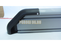 Пороги подножки "Classik Silver" 1800 мм для Toyota VENZA I 2008-2017