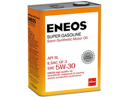 Масло моторное ENEOS Super Gasoline SL 5W30 полусинтетическое 4 л oil1361