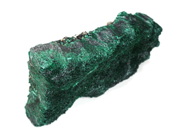 Малахит плисовый, кристаллический, Конго (85*51*25 мм, 187 г) №25637