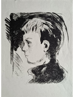 "Портрет" литография 1980-е годы