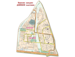 1-й Рощинский, пр-д Михайловский, пр-д Донская,  Загородное,  Севастопольский пр-кт, Вавилова, Орджоникидзе, Стасовой, Шухова.