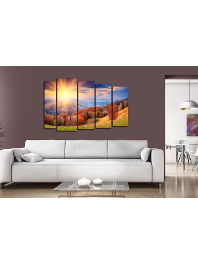 Модульная картина &quot;Просторы лесов&quot;