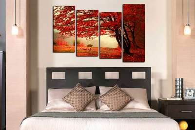 Модульная картина "Алое дерево"