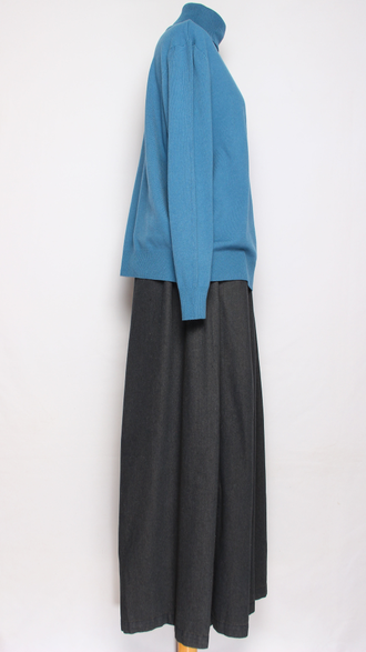 Свитер "ГЛАДКИЙ С ДЛИННЫМ РУКАВОМ " 7807 салатный, малахит, хаки, бирюзовый, морская волна р.52-56