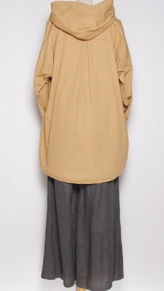 Ветровка  "ТЕКСТ"горчица до р.54