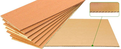 Гофрокартон Т23В Премиум, 1200*2060мм, бурый