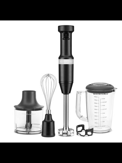 Погружной блендер KitchenAid, 5KHBV83EBM, матовый черный