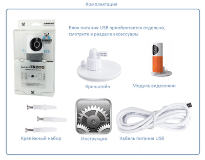 Видеоняня /WiFi видеокамера CleverDog с DVR