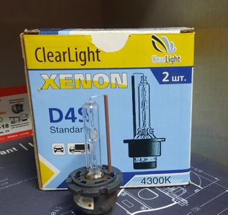 Лампа ксеноновая D4S 4300K ClearLight 2 шт. LCL D4S 430-STD