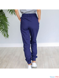 Брюки-джоггеры DOCLIKE DL217 Ниагара синие