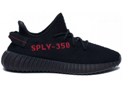 Adidas Yeezy Boost 350 v2 Черные с красным