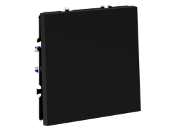 VLS010108 Выключатель одноклавишный, черный матовый-1