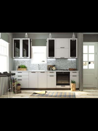 Глетчер модульная кухня разные цвета