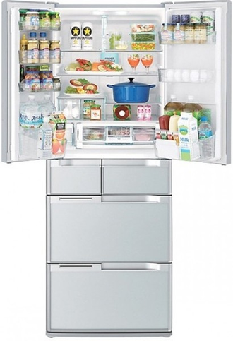 Холодильник Hitachi R-G 690 GU XW, белый кристалл