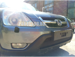 Защита радиатора Honda CR-V II 2002-2004 black
