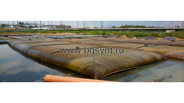 Обезвоживание нефтяного шлама в геотубах МИАТУБА