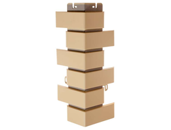 НАРУЖНЫЙ УГОЛ КИРПИЧ КЛИНКЕРНЫЙ (песочный) GL, 0,45Х0,16М