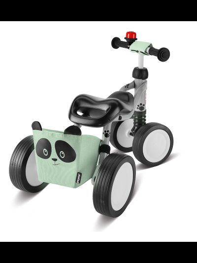Беговел-каталка Puky Wutsch Panda 3027 grey серый/мятный