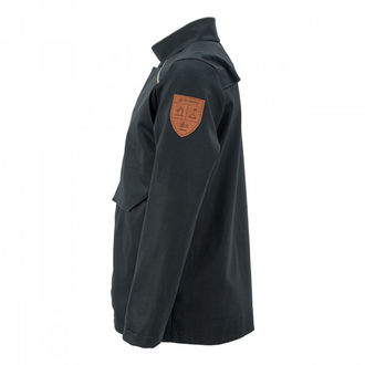 Куртка сварщика 2 класса Brodeks FS28-02, черный. Сменные нагрудные вставки.