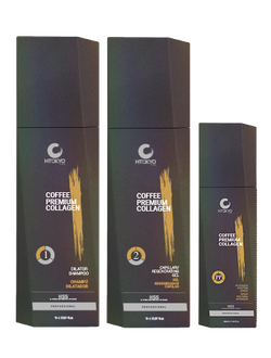 Набор кератина Coffee Premium Collagen H-Tokyo 1000/1000/500 мл
