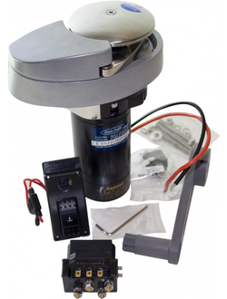 Якорная лебедка SOUTH PACIFIC VA1000 12V для судов длиной от 8.4 до 12.6 м, якорей весом не более 18 кг, звездочка из нержавеющей стали