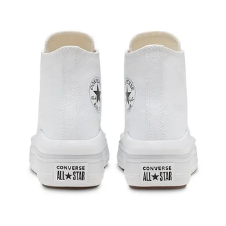 Кеды Converse на платформе высокие white