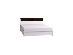 Спальня НОРВУД - НОРВУД 32 Кровать (1600) Белый-Орех шоколадный