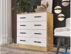 КОМОД "К800" 800*830*440 (Дуб вотан/Белый гладкий)