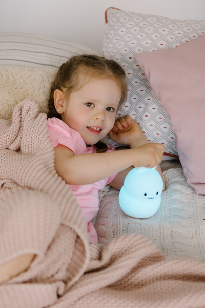 Ночник силиконовый ЗАЙЧИК на аккумуляторе с  пультом