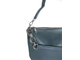 (АРТИКУЛ: 10065/1) СУМКА ЖЕНСКАЯ, НЕБОЛЬШАЯ, НАТУРАЛЬНАЯ КОЖА, ГРЯЗНО-ГОЛУБАЯ, С ПЛЕЧЕВЫМ РЕМНЕМ