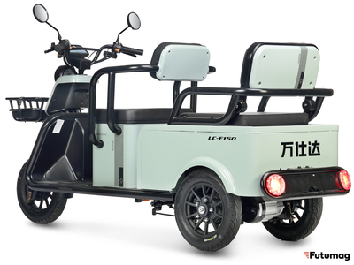 Электротрицикл Wanshida LC-F150 60V 1000Вт серый