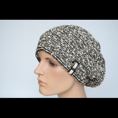 Берет Vizio 1222 В белый с черным