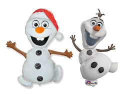 шар с гелием 64 см снеговик Олаф