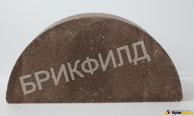 Кирпич облицовочный "Фальш-колонна". Шоколад. Кирпичный завод Брик Филд