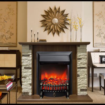 Электрокамин Кимберли NT M1 с очагом Fobos