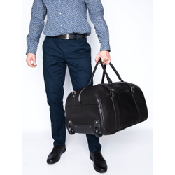 Дорожная сумка на колесах Firenze Premium black (арт. 
4042-51)