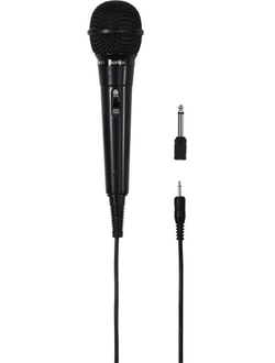 Микрофон проводной Hama H-46060 3 м (черный)