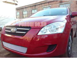 Защита радиатора KIA Ceed I 2006-2010 chrome