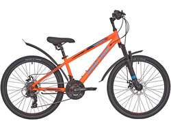 Подростковый велосипед RUSH HOUR RX 415 DISC оранжевый, рама 13