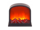 Фонарь Камин LED с USB кабелем Fireplace Lantern, 28 *28 *11см
