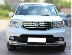 Защита переднего бампера d53/53 для Honda Pilot (2011-2015)