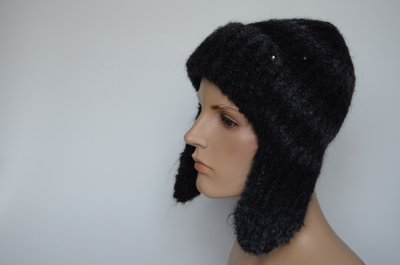 Итальянская шапка ушанка Вицио зимняя