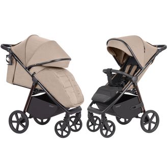 Коляска прогулочная Carrello Bravo Plus CRL-5515 Ivory Beige