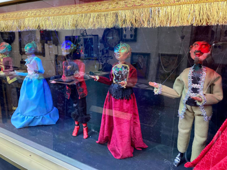 Scene with puppets