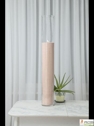 Насыпная свеча "Цилиндр 100 см", бежевая "Бежевый"
